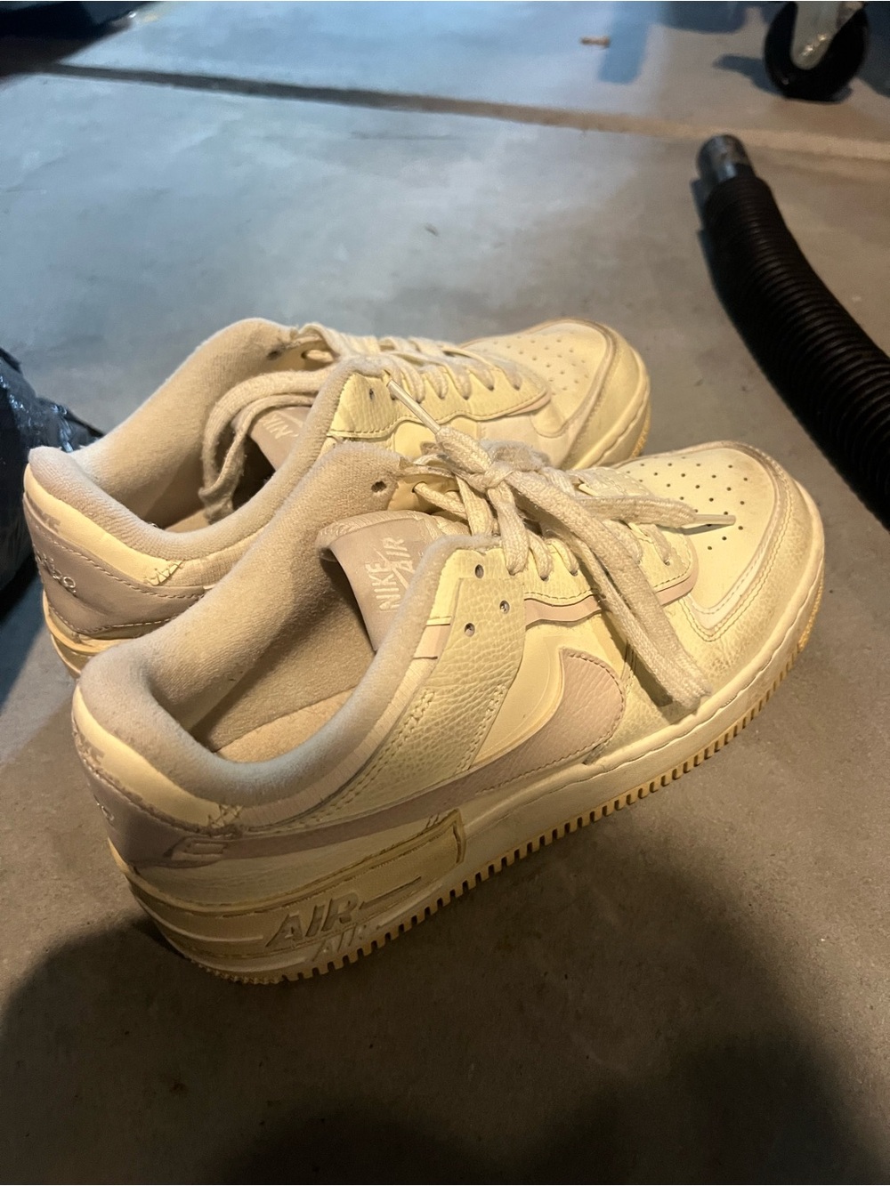 Nike Kids Air Force 1 Low - Cream/Beige